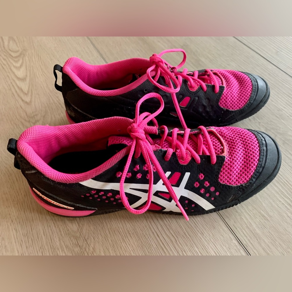 Asics Women's Gel-Fortius S384Y Athletic Shoes in Hot Pink and Black sz 8
